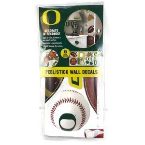 OREGON DUCKS Peel & Stick 26 Wall Decals Reusable